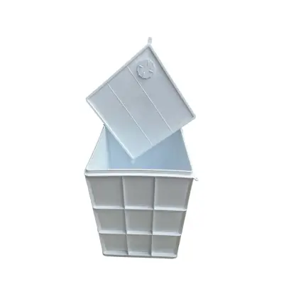 Cutie alimentara branza 20 litri (cu capac etans), plastic alb