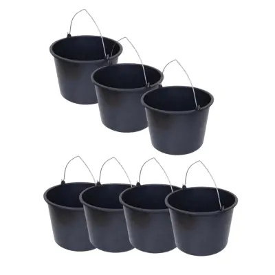 Set 5 x galeata 12 litri universala (constructii, struguri, apa)