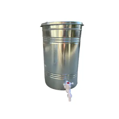 Bazin apa 16 litri (din tabla), lavoar cu robinet 