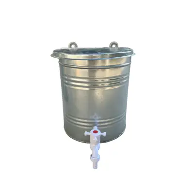 Bazin apa 10 litri din tabla, (lavoar) cu robinet 
