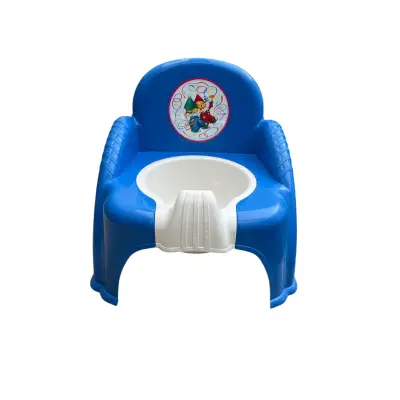 Olita tip scaunel, bebelusi, albastru, baza detasabila 28 x 25 x 30 cm