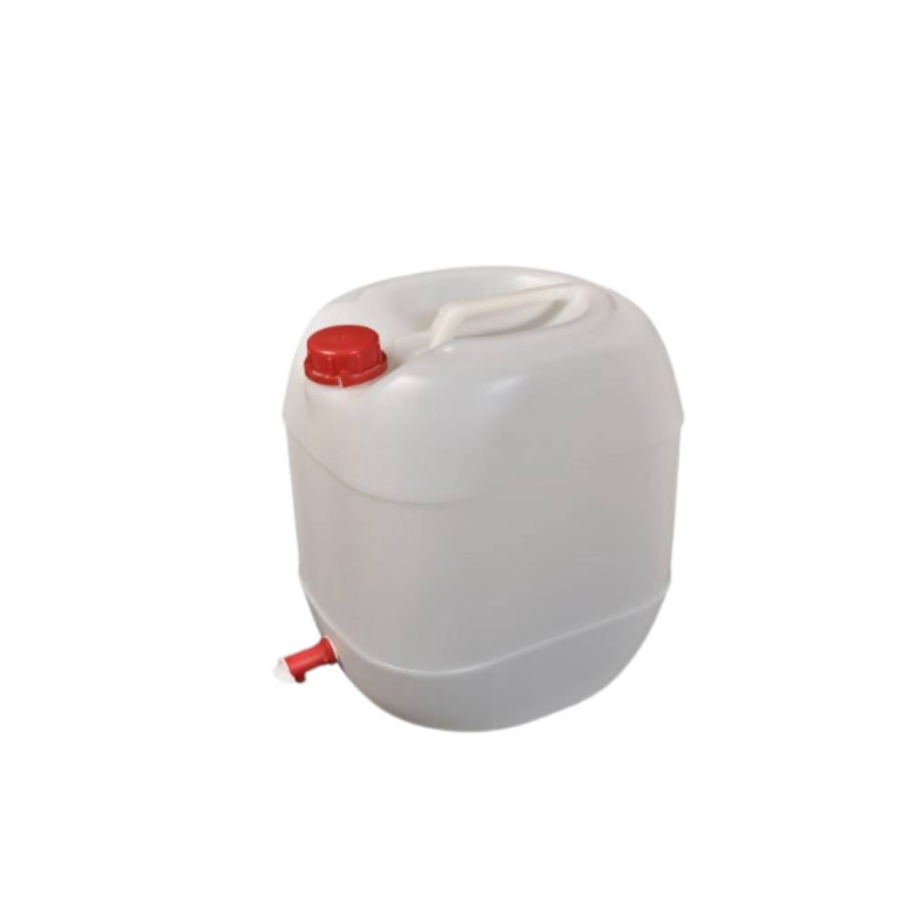 Canistra plastic 30 litri cu robinet (alimentara) alba Canistra plastic 30 litri cu robinet (alimentara) alba