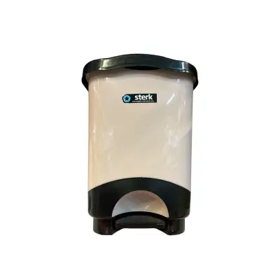 Cos gunoi negru cu roz Sterk, 13 L