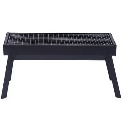 Gratar gradina portabil 60 cm x 22 cm din fier