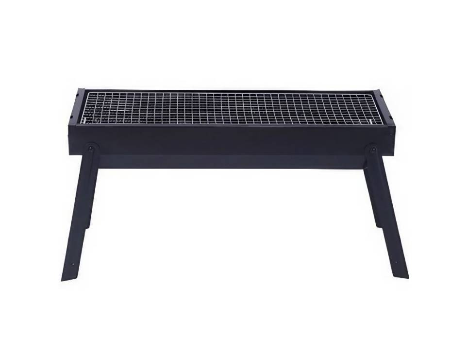 Gratar portabil din metal pentru camping 60 x 22cm