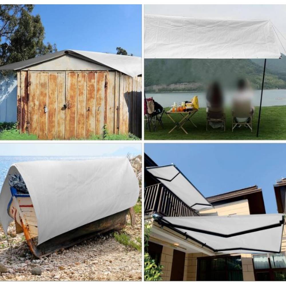 Prelata impermeabila 3 x 4m, 185g/mp alba Prelata impermeabila 3 x 4m, 185g/mp alba