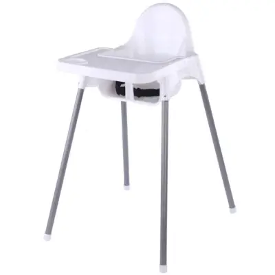 Scaun masa bebelusi, copii 6-32 luni Alb