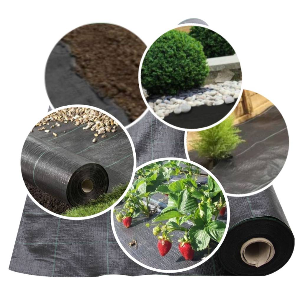 Agrotextil (folie) 3.15 metri latime, 60m L, negru 90g/mp Agrotextil (folie) 3.15 metri latime, 60m L, negru 90g/mp