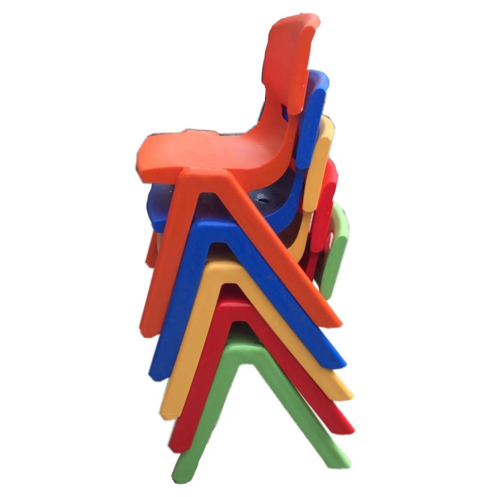 Scaun copil gradinita, plastic, galben Scaun copil gradinita, plastic, galben