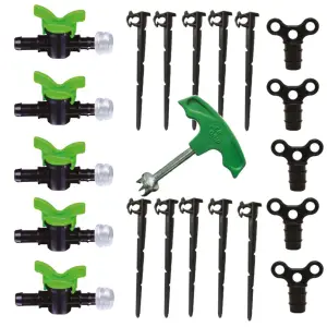 Kit irigare prin picurare,  81 accesorii