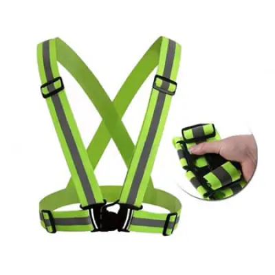 Ham reflectorizant reglabil, material elastic, unisex, universal