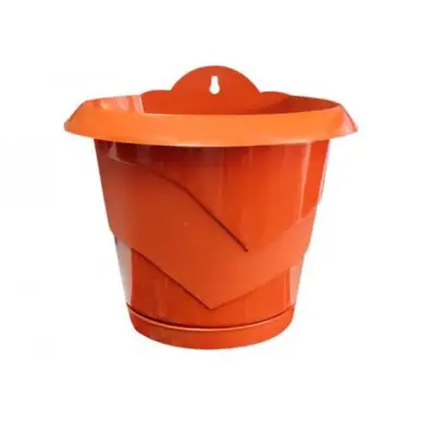 Ghiveci suspendat maro 17 cm (perete)