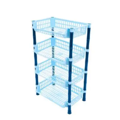 Raft plastic legume fructe 4 polite albastru