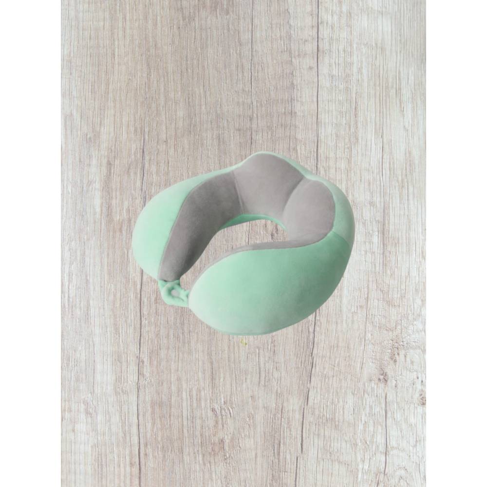 Perna de Voiaj pentru Gat, din Bumbac, Accesoriu pentru Voiaj, Birou, Masina, Verde Perna de Voiaj pentru Gat, din Bumbac, Accesoriu pentru Voiaj, Birou, Masina, Verde