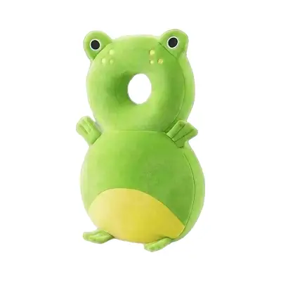 Perna Tip Rucsac pentru Protectia Capului pentru Bebelusi, Tip Broscuta, Verde