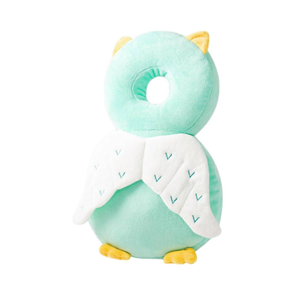 Perna Tip Rucsac pentru Protectia Capului pentru Bebelusi, Tip Bufnita, Verde Perna Tip Rucsac pentru Protectia Capului pentru Bebelusi, Tip Bufnita, Verde