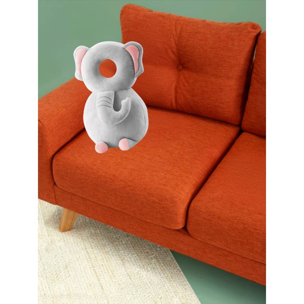 Perna Tip Rucsac pentru Protectia Capului pentru Bebelusi, Tip Elefant, Gri Perna Tip Rucsac pentru Protectia Capului pentru Bebelusi, Tip Elefant, Gri