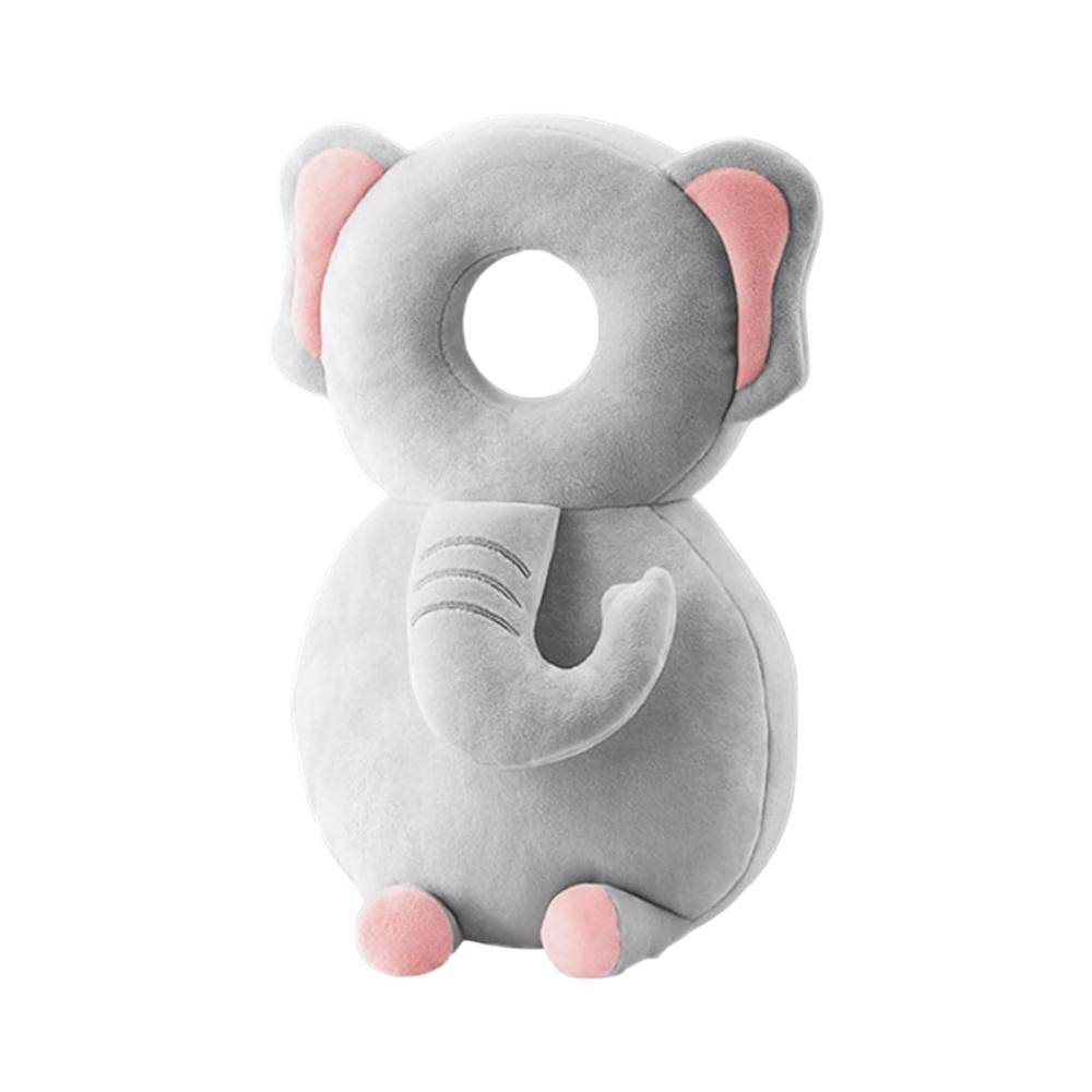 Perna Tip Rucsac pentru Protectia Capului pentru Bebelusi, Tip Elefant, Gri Perna Tip Rucsac pentru Protectia Capului pentru Bebelusi, Tip Elefant, Gri