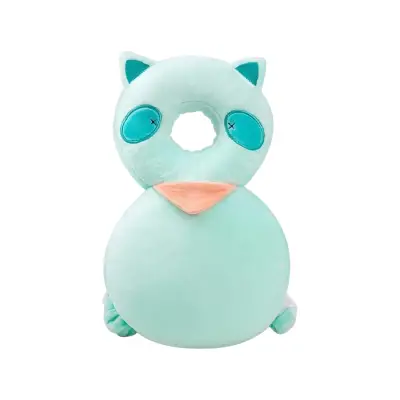 Perna Tip Rucsac pentru Protectia Capului pentru Bebelusi, Tip Raton, Turcoaz