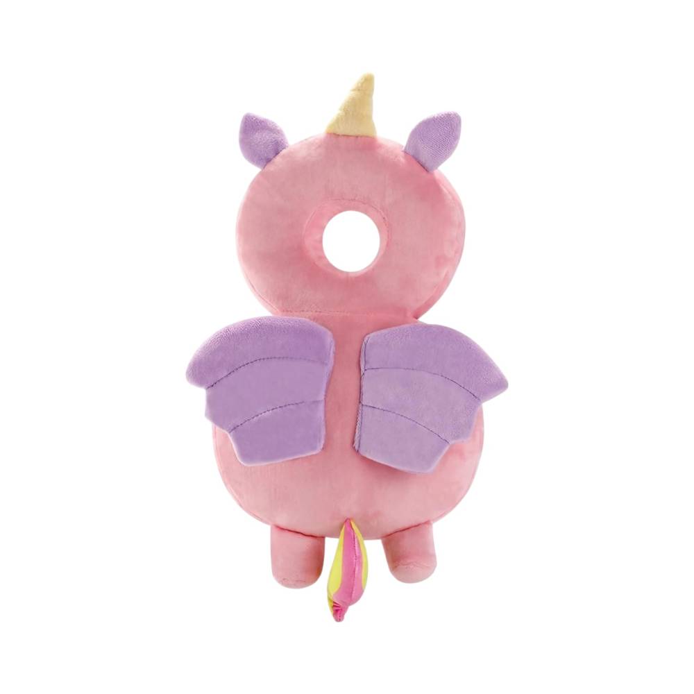 Perna Tip Rucsac pentru Protectia Capului pentru Bebelusi, Tip Unicorn, Roz