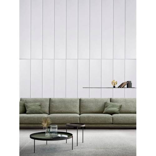 Tapet 3D autoadeziv, 70x70cm, din Rasina, Alb, 10buc/set