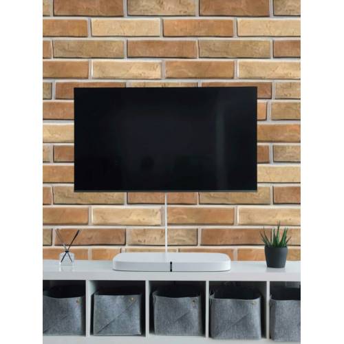 Tapet 3D autoadeziv, model caramida, Maro, 30x30cm, 10buc/set