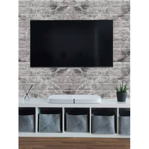 Tapet 3D autoadeziv, 70x77cm, Marmura Gri, 10buc/set