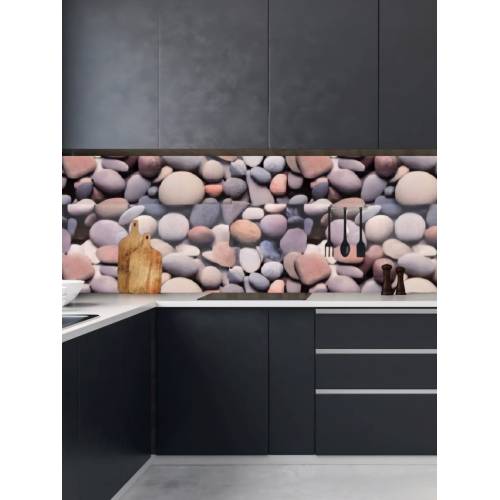 Tapet 3D autoadeziv, 60x30cm PVC, imitatie marmura, Multicolor, 10buc/set