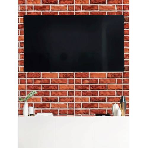 Tapet 3D autoadeziv, model caramida, rosu, 30x30cm, 10buc/set