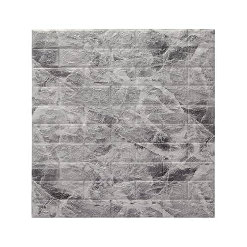 Tapet 3D autoadeziv, 70x77cm, Marmura Gri, 10buc/set