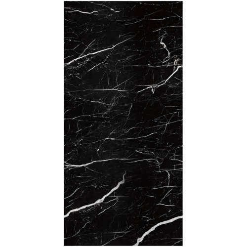 Tapet 3D autoadeziv, 60x30cm PVC, imitatie marmura, Negru, 10buc/set