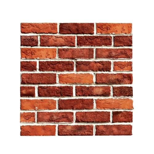 Tapet 3D autoadeziv, model caramida, rosu, 30x30cm, 10buc/set