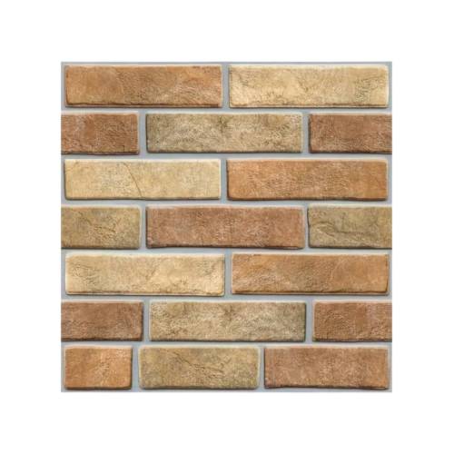 Tapet 3D autoadeziv, model caramida, Maro, 30x30cm, 10buc/set