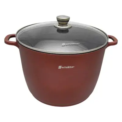 Oala cu capac Schmitter 7L , 24 cm ,al turnat ceramic