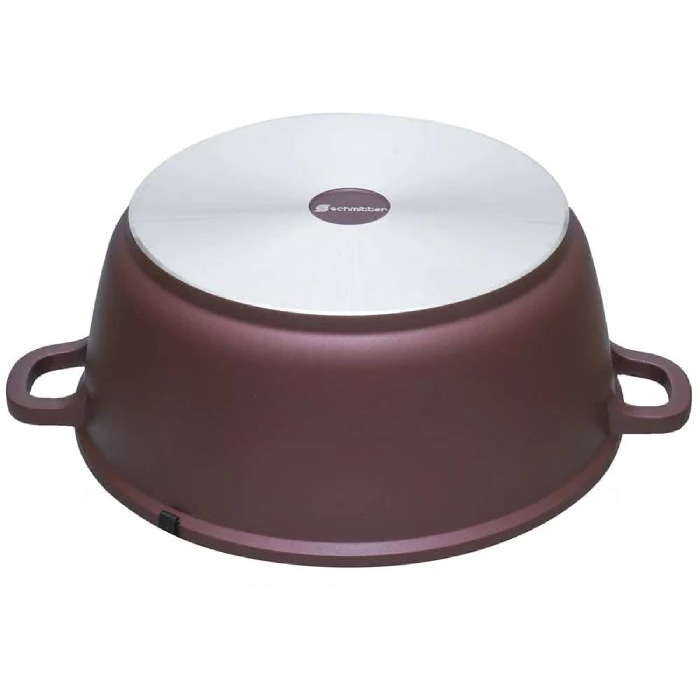 Oala cu capac Schmitter 2.5 L , 22 cm , al turnat ceramic Oala cu capac Schmitter 2.5 L , 22 cm , al turnat ceramic