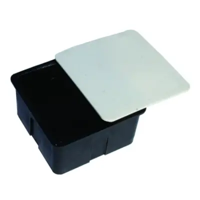 Doza de legatura, patrata montaj sub tencuiala - 100x100 mm