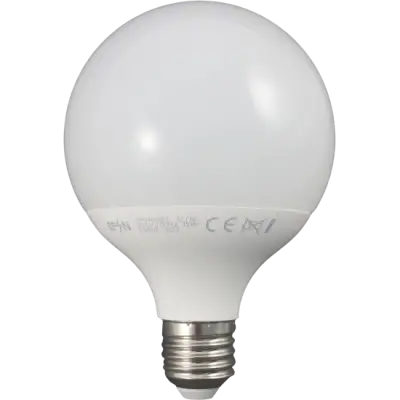 Bec Led E27, model G95, 15W=150W, 2700K, lumina calda, 1400Lm