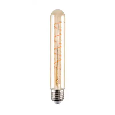 Bec LED Filament Amber E27 lumina calda 4W/480LM/2500K T30x185