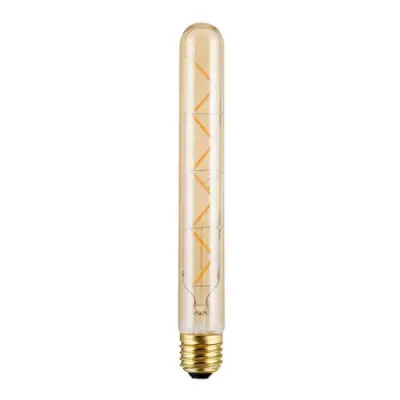Bec LED Filament Amber E27 lumina calda 8W/800LM/2500K T30x300