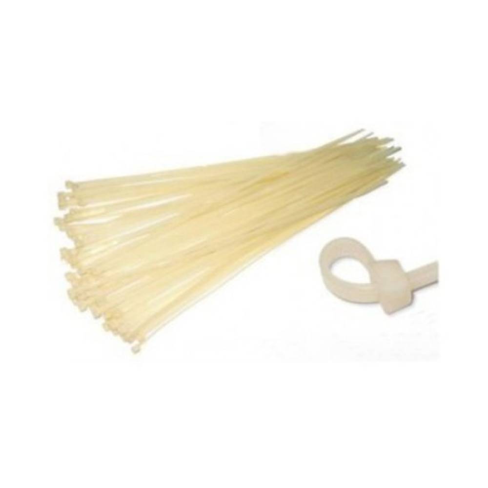 Soricei plastic (coliere, bride) 2.5 x 150mm, 100 buc, albi Soricei plastic (coliere, bride) 2.5 x 150mm, 100 buc, albi
