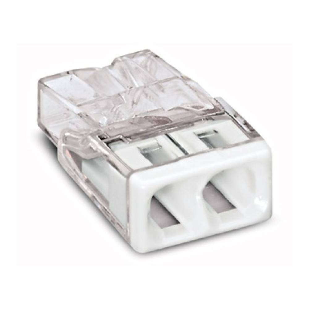 Conector derivatie tip wago 2 poli cablu masiv Conector derivatie tip wago 2 poli cablu masiv