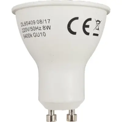 Bec Led GU10, model R50, 8W=60W, 2700K, lumina calda