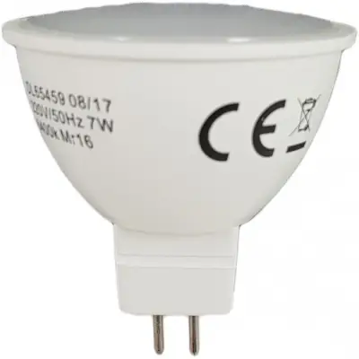 Bec Led MR16, model R50, 7W=55W, 2700K, lumina calda