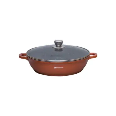 Oala cu capac Schmitter 2.8 L , 24 cm , al turnat ceramic