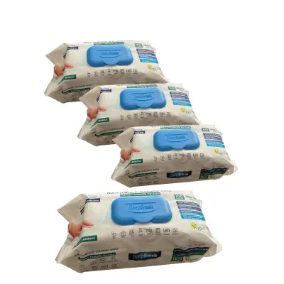 Set Deep fresh bicarbonat si otet (servetele umede) 100 buc, 3+1 cadou