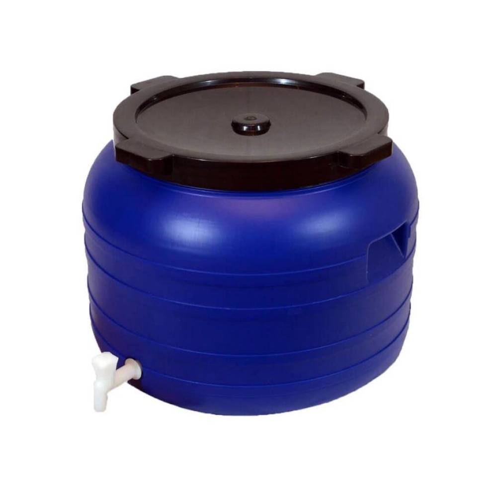 Butoi plastic 100 litri (bidon) cu robinet Butoi plastic 100 litri (bidon) cu robinet