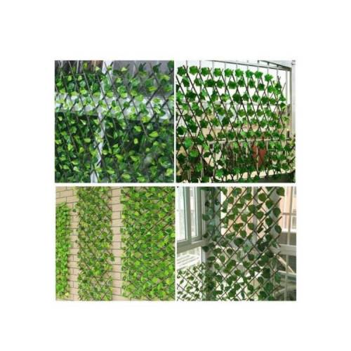 Gard artificial extensibil decorativ 2m x 1m verde (balcon, terasa) Gard artificial extensibil decorativ 2m x 1m verde (balcon, terasa)