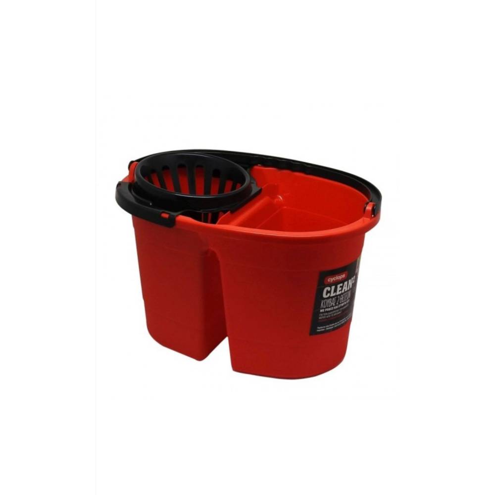 Galeata mop 2 compartimente, cu rotile Galeata mop 2 compartimente, cu rotile