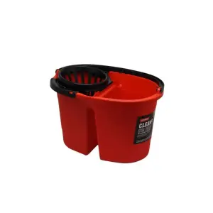 Galeata mop 2 compartimente, cu rotile 