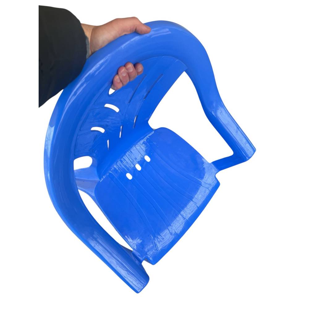 Scaun gradina din plastic albastru Scaun gradina din plastic albastru